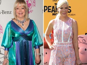Candy and Tori Spelling. (WENN.COM)