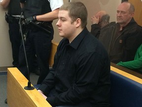 Nicholas Layman appears in provincial court in St. John's, N.L., on Wednesday, Jan. 20, 2016.  THE CANADIAN PRESS/Sue Bailey