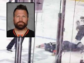 Gulls winger Brian McGrattan is OK after being knocked out cold during an AHL game Tuesday night.