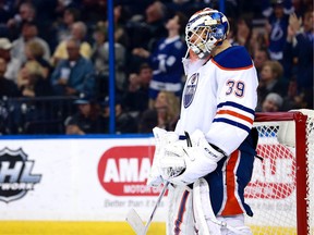 Anders Nilsson had an up-and-down game on Tuesday, making some stellar saves while letting in a few questionable goals. (USA TODAY SPORTS)