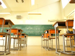 A classroom is pictured in this file photo. (Fotolia)