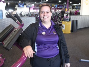 Brigitte Quesnel is the general manager of the new Planet Fitness outlet in Kingston, Ont. on Wednesday, Jan. 20, 2016. The franchise promotes a non-intimidating environment. Michael Lea The Whig-Standard Postmedia Network