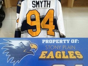 Captain Canada Ryan Smyth is all set to make his Senior AAA debut tonight for the Stony Plain Eagles.
