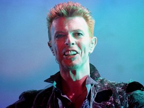 British singer David Bowie performs during the first day of the Doctor Music Festival in a Pirineos little valley in Catalonia July 12, 1996 file photo. (REUTERS/Gustau Nacarino/Files)