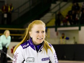 Kristy McDonald defeated Kerri Einarson to advance to Sunday's final at the Scotties. (BROOK JONES/Postmedia Network)