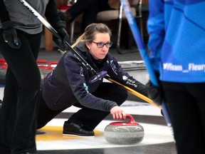 Veteran Thunder Bay skip Krista McCarville returns to the Scotties, but represents Northern Ontario for the first time.(BENJAMIN AUBE/Postmedia Network)
