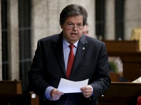 Liberal Member of Parliament Mauril Belanger speaks during Question Period in the House of Commons on Parliament Hill in Ottawa, on Dec. 7, 2015. (REUTERS/Chris Wattie)