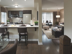 Open space in a Mattamy Townhome.