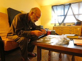 Galal Donia is seen in his TCHC Wellsley St. E. apartment Monday, January 25, 2016. (Michael Peake/Toronto Sun)