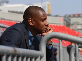 The Raptors are good, but not considered a contender just yet. It’s up to Raptors GM Masai Ujiri to get them to the next level. (Jack Boland/Toronto Sun)