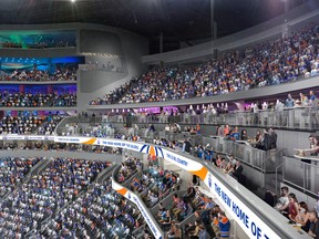 The loge seats at Rogers Place were the first option of seating to sell out. (courtesy Oilers Entertainment Group)
