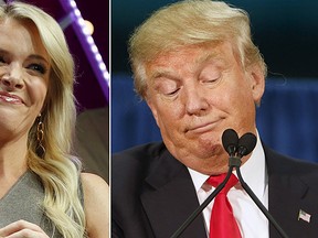 Fox News anchor Megyn Kelly, left, and U.S. Republican presidential candidate Donald Trump are pictured in these file photos. (Reuters Files)