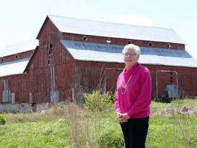 Marguerite Evans, a descendant of the Bradley family, argued in favour of keeping the barn where it has stood since 1873 (Postmedia Network)