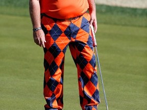 John Daly in some wild pants. (AFP)