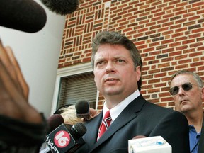 State of Mississippi Attorney General Jim Hood talks to reporters in this June 23, 2005, file photo. REUTERS/Kyle Carter/Files