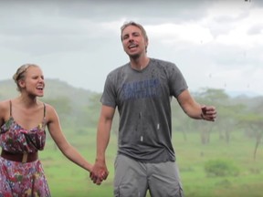 Kristen Bell and Dax Shepard singing Africa. (YouTube)