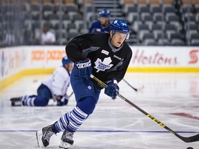Maple Leafs defenceman Morgan Rielly may be the safest bet in Toronto to survive the NHL trade deadline next month. (Ernest Doroszuk/Toronto Sun)