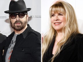 Dave Stewart and Stevie Nicks. (REUTERS file photos)