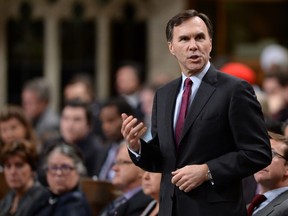 Minister of Finance Bill Morneau responds to a question during question period in the House of Commons on Parliament Hill in Ottawa on Thursday, Jan. 28, 2016. THE CANADIAN PRESS/Sean Kilpatrick