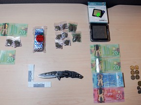 A man was arrested during an undercover drug operation in Kingston, Ont. on Friday January 29, 2016. Supplied Photo by Kingston Police