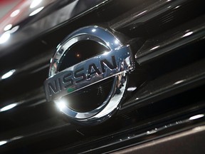 A detail of the new Nissan Altima is seen at the car's unveiling during the 2012 New York International Auto Show at the Javits Center in New York, April 4, 2012. (REUTERS/Andrew Burton)