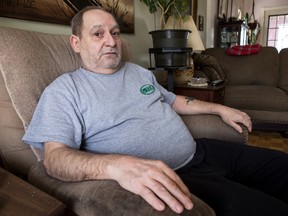 Dan Smith back at the Gatineau house he shares with his  “estranged” wife Elizabeth. Friday January 29, 2016. Errol McGihon/Ottawa Sun/Postmedia Network