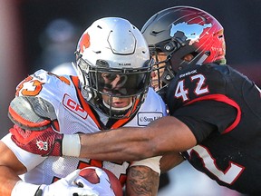 B.C. Lions running back Andrew Harris. (Al Charest, Postmedia Network)