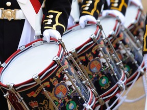 The Band of Her Majesty?s Royal Marines Scotland is part of a British military tradition that dates back hundreds of years. (CAMI PHOTO)