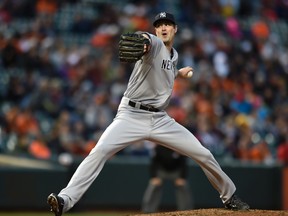 Despite enjoying a dominant season in which he won the AL Reliever Of The Year Award, Andrew Miller will have over the closer's job with the New York Yankees after the team acquired Aroldis Chapman from the Reds in the off-season. (AP)