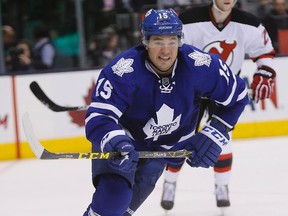 P.A. Parenteau likely will be one of the Leafs who garners interest from other teams as the trade deadline nears. (USA Today Sports)