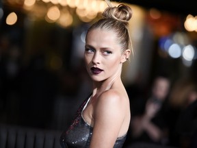 Actress Teresa Palmer attends the LA Premiere of "Point Break" held at TCL Chinese Theater on Tuesday, Dec.15, 2015, in Los Angeles. (Photo by Richard Shotwell/Invision/A P)
