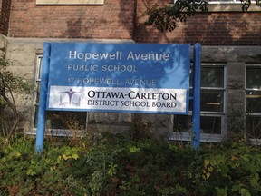 At Hopewell Avenue Public School in Old Ottawa South.