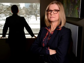 Lawyer  Karen Bellehumeur with her client who can't be identified Jane Doe who claims she was assaulted by Dr. Stanley Dobrowolski in the 1980's while he was at Western University. She is suing the university and Dr. Dobrowolski. (MORRIS LAMONT, The London Free Press)