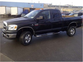 Tim Bosma's truck is presented as evidence on the first day of his murder trial.