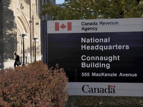 The Canada Revenue Agency headquarters in Ottawa is pictured on Nov. 4, 2011. The federal revenue agency says it doesn't know what sort of taxpayer information a rogue employee improperly shared with the Canadian Security Intelligence Service because CSIS has wiped the files from its database. (THE CANADIAN PRESS/Sean Kilpatrick)