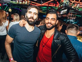 Return of Kings leader Daryush "Roosh V" Valizadeh (left).