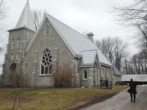 The 133-year-old St. Paul's Presbyterian Church on Amherst Island is the setting for this week's hearings by the Environmental Review Tribunal hearings for an appeal to the approval of a wind energy project on the island. (Elliot Ferguson/The Whig-Standard/)