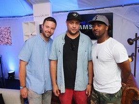 Keys N Krates drummer Adam Tune, DJ Flo and London-raised keyboardist David Matisse are nominated for a 2016 Juno in the dance recording category. (Neilson Barnard/Getty Images)