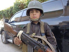 A photo apparently showing Wasil Ahmad, that was circulated on Facebook after the boy was shot and killed by the Taliban. (Facebook photo)