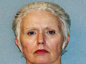 This undated file photo provided by the U.S. Marshals Service shows Catherine Greig, longtime girlfriend of Whitey Bulger, who was captured with Bulger in 2011 in Santa Monica, Calif. (AP Photo/U.S. Marshals Service, File)