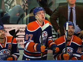Edmonton Oilers rookie Connor McDavid. (PHOTO BY LARRY WONG)
