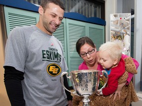 Mike Reilly says it's fun to share the Grey Cup with fans but he and his teammates are already starting to gear up for the 2016 season. (David Bloom)