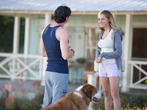 Travis Shaw (Ben Walker) and Gabby Holland (Teresa Palmer) in "The Choice."
