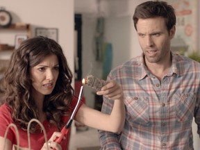 "A Date With Miss Fortune" was written and produced by married actors Ryan K. Scott and Jeannette Sousa, shown in a handout photo.