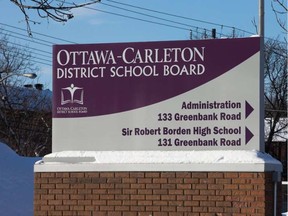 Ottawa Carleton District School Board sign (File pic)