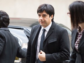 Jian Ghomeshi arrives at a Toronto courthouse for the third day of his trial on Thursday, Feb. 4, 2016. THE CANADIAN PRESS/Frank Gunn