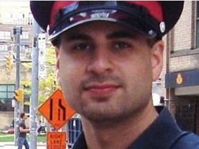 The body of Const. Darius Garda, a 51 division crime analyst, was pulled from Lake Ontario, Thursday, Feb. 4, 2016.