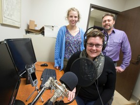 Western University assistant history professor Mike Dove and public history graduate students Kaiti Hannah and Rebecca Smithers will be conducting interviews with American immigrants to Canada including draft dodgers. Craig Glover/The London Free Press/Postmedia Network