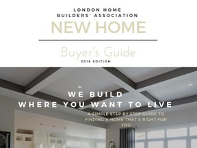 The New Home Buyers Guide, compiled by members of the London Home Builders? Association, is a handy reference if you?re buying your first home or contemplating a move.