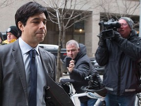 Jian Ghomeshi arrives at a Toronto court on Friday, Feb. 5, 2016. THE CANADIAN PRESS/Chris Young